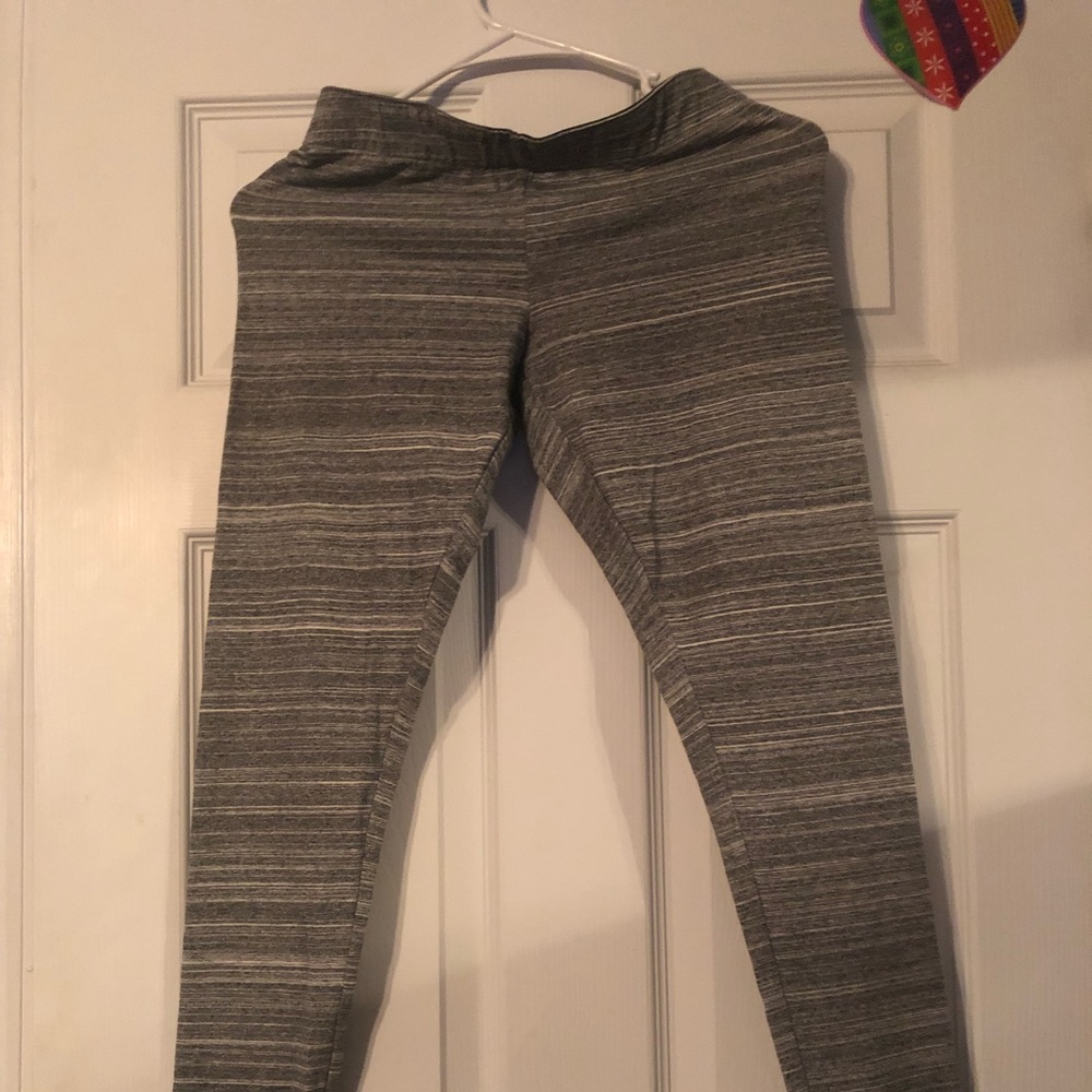 Garage gray and white  leggings.
